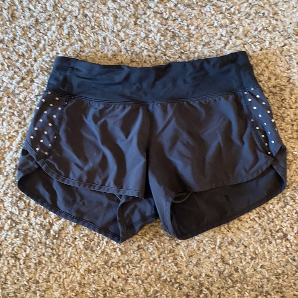 LuluLemon Athletic Shorts, Low Rise, Black, Size 2